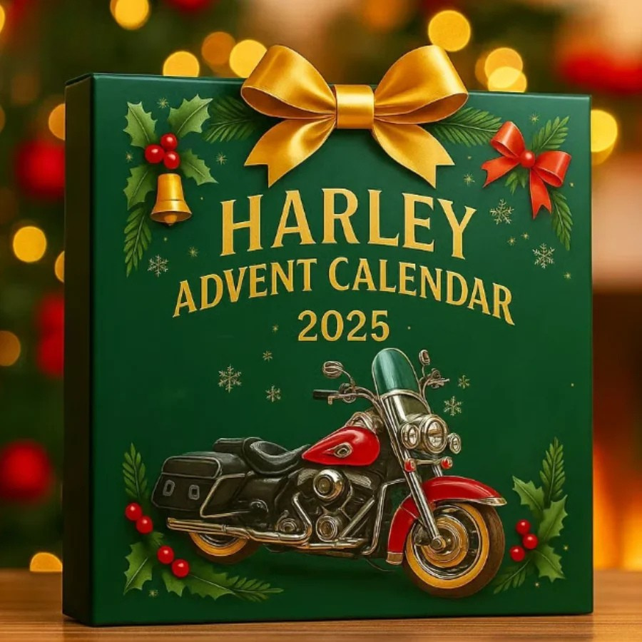 Motorcycle Countdown Calendar 2025 | 24 Miniature Models for Enthusiasts