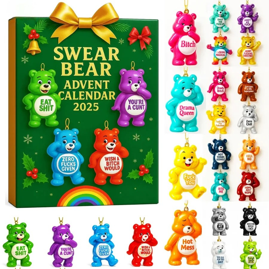 Christmas Countdown Calendar 2025 | Humorous Bear Daily Surprises