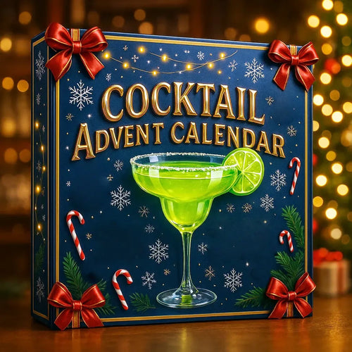 24-Day Mini Cocktail Bottle Advent Calendar | Fun Holiday Ornaments 0