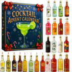 24-Day Mini Cocktail Bottle Advent Calendar | Fun Holiday Ornaments 1