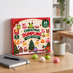 24-Door Advent Calendar with Soft Squeezable Dumpling Figures 1