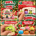 24-Door Advent Calendar with Soft Squeezable Dumpling Figures 4