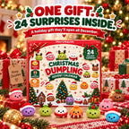 24-Door Advent Calendar with Soft Squeezable Dumpling Figures 7