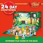 Advent Calendar with 24 Mini Plush Toys | Fun Christmas Countdown for Kids 4