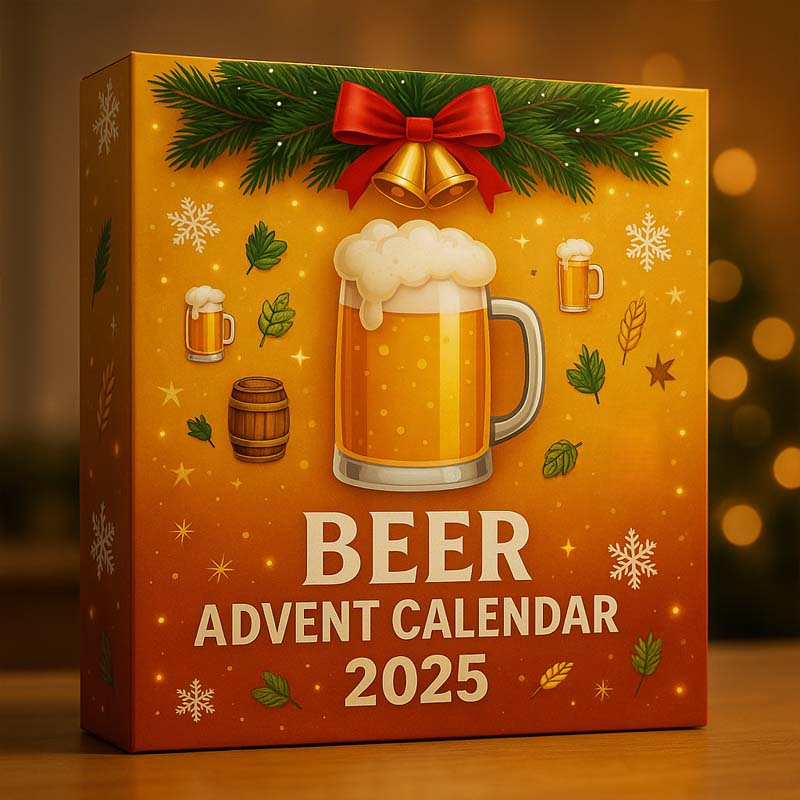Advent Calendar with 24 Mini Whisky & Beer Tasting Bottles 1