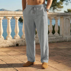 Breathable Linen Blend Pants | Relaxed Fit Lightweight Trousers 5