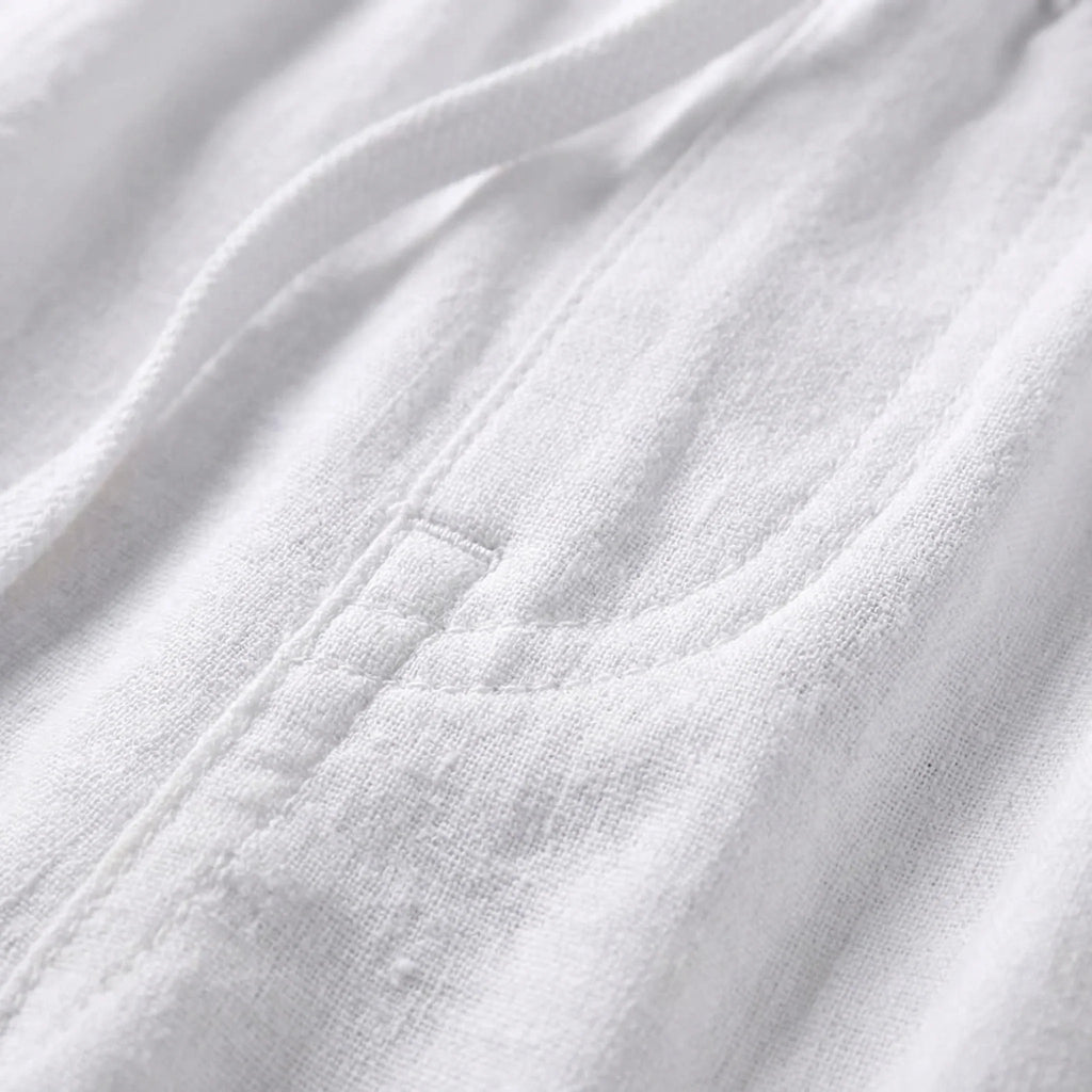 Breathable Linen Blend Pants | Relaxed Fit Lightweight Trousers 6
