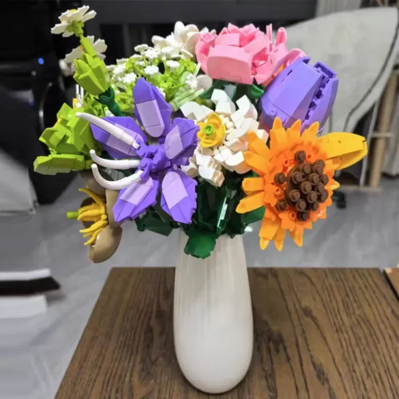 Building Blocks Advent Calendar | 24 Floral DIY Bouquet Set 1