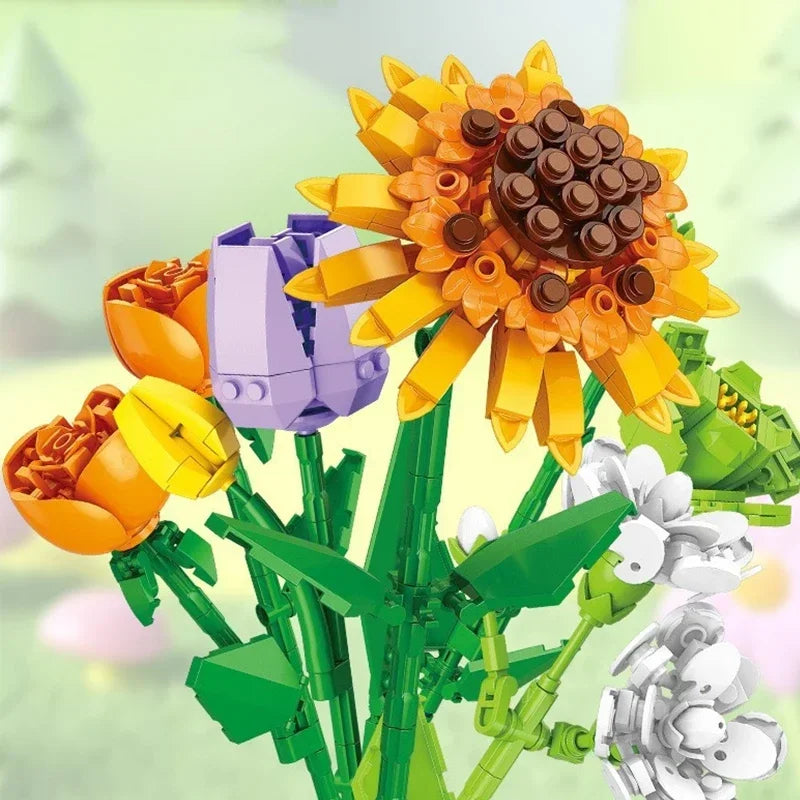 Building Blocks Advent Calendar | 24 Floral DIY Bouquet Set 2