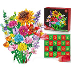 Building Blocks Advent Calendar | 24 Floral DIY Bouquet Set 3
