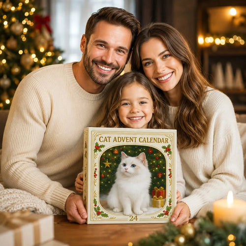Cat Lover Advent Calendar 2026 | 24-Day Holiday Countdown with Mini Figurines 1