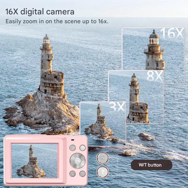 Compact Digital Camera | 1080p Video Recording with Built-In Screen 8