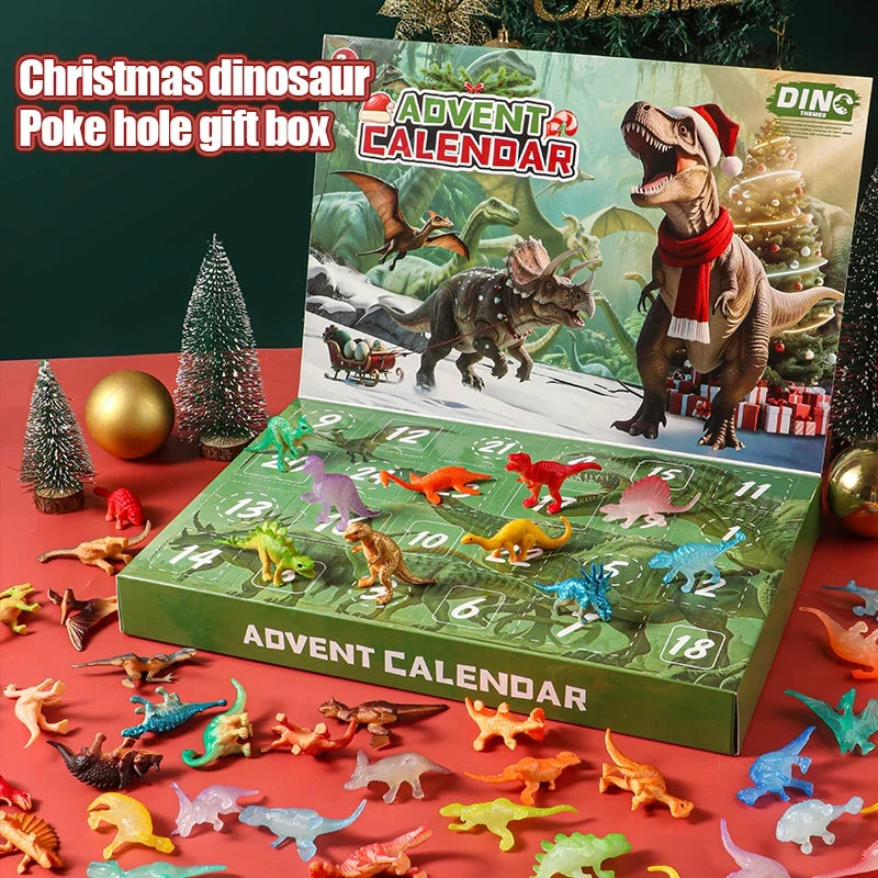Dinosaur Advent Calendar | 24 Glow-in-the-Dark Collectibles 1
