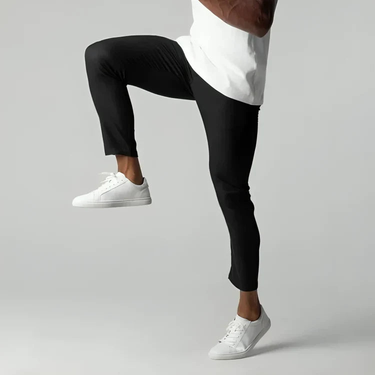 Flexible Fit Chino Trousers | Tapered Leg Comfort Pants 3