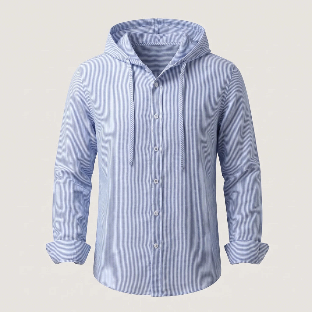 Lightweight Linen Hoodie | Relaxed Fit Casual Sweatshirt 0