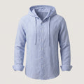 Lightweight Linen Hoodie | Relaxed Fit Casual Sweatshirt 0