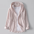 Lightweight Linen Hoodie | Relaxed Fit Casual Sweatshirt 2