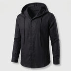 Lightweight Linen Hoodie | Relaxed Fit Casual Sweatshirt 3