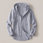 Lightweight Linen Hoodie | Relaxed Fit Casual Sweatshirt 4