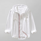 Lightweight Linen Hoodie | Relaxed Fit Everyday Layering Piece 2