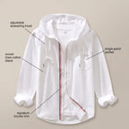 Lightweight Linen Hoodie | Relaxed Fit Everyday Layering Piece 3
