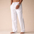 Lightweight Linen Trousers | Tailored Fit Breathable Pants 0