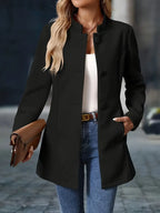 Lightweight Tailored Jacket | Classic Fitted Layering Blazer 7
