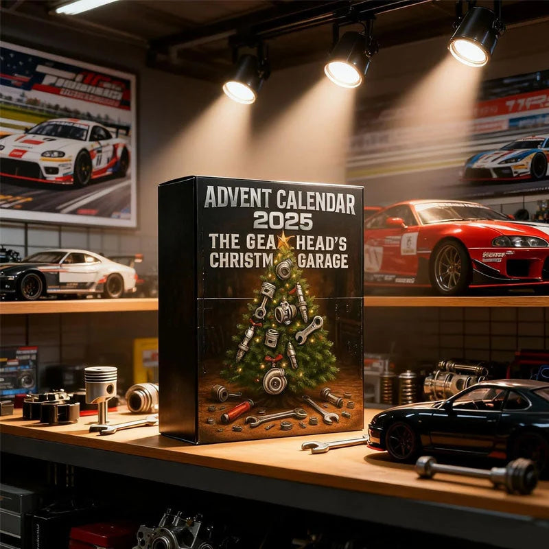 Mechanical Workshop Countdown Calendar | 24 Mini Car Parts Collectibles 0