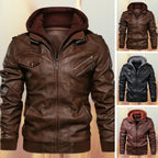 Men's Biker Jacket | Lightweight Durable Faux Leather Coat 2