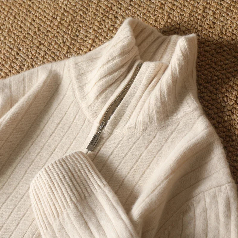 Men's Cardigan Sweater | Soft Merino Wool Zip Up Cardigan 2