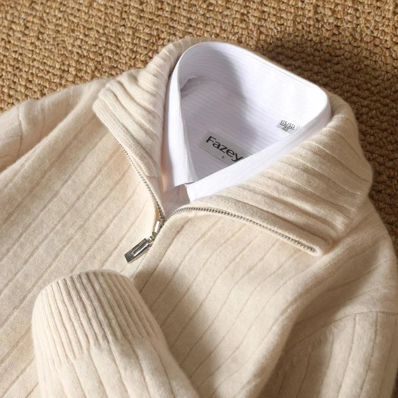 Men's Cardigan Sweater | Soft Merino Wool Zip Up Cardigan 3