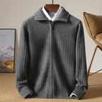 Men's Cardigan Sweater | Soft Merino Wool Zip Up Cardigan 5