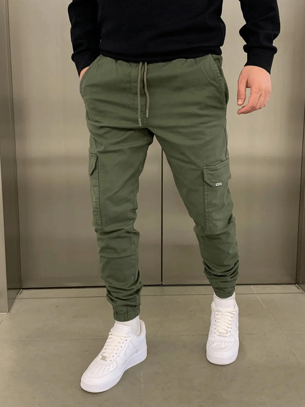 Men's Cargo Joggers | Relaxed Fit Sweatpants with Pockets 5