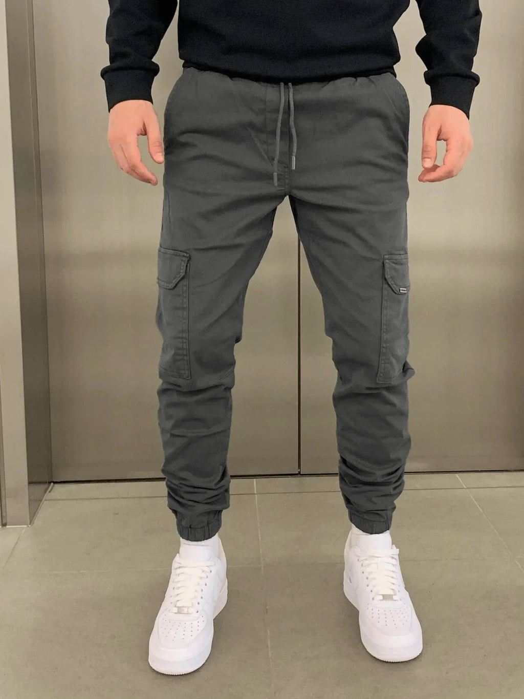 Men's Cargo Joggers | Relaxed Fit Sweatpants with Pockets 6
