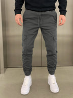 Men's Cargo Joggers | Relaxed Fit Sweatpants with Pockets 6