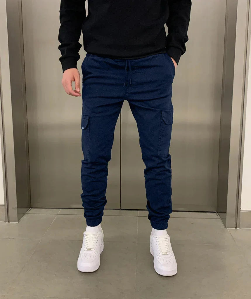 Men's Cargo Joggers | Relaxed Fit Sweatpants with Pockets 8