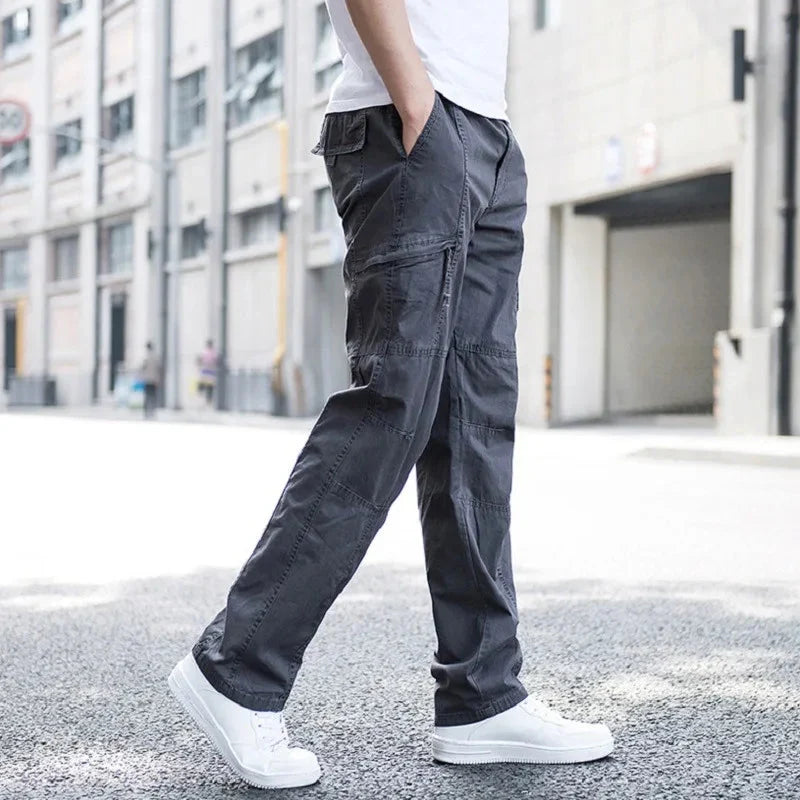 Men's Cargo Pants | Lightweight Stretch Trousers with Pockets 2