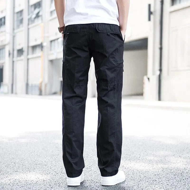 Men's Cargo Pants | Lightweight Stretch Trousers with Pockets 3
