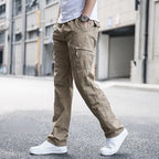 Men's Cargo Pants | Lightweight Stretch Trousers with Pockets 6