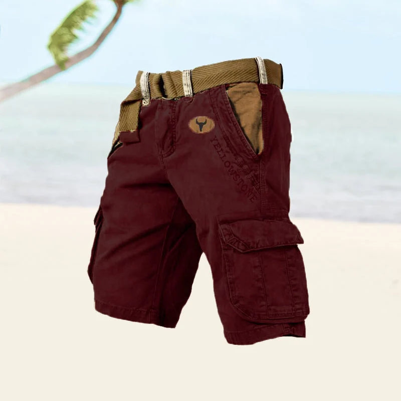 Men's Cargo Shorts | Relaxed Fit Lightweight Cotton for Comfort 1