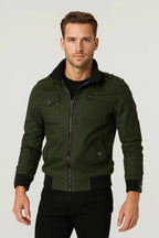 Men's Casual Jacket | Lightweight Relaxed Fit with Chest Pockets 1