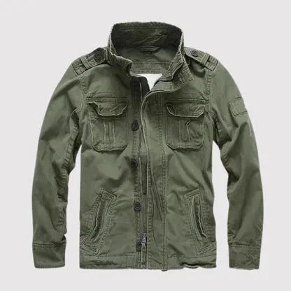 Men's Classic Long Sleeve Jacket with Functional Pockets 1