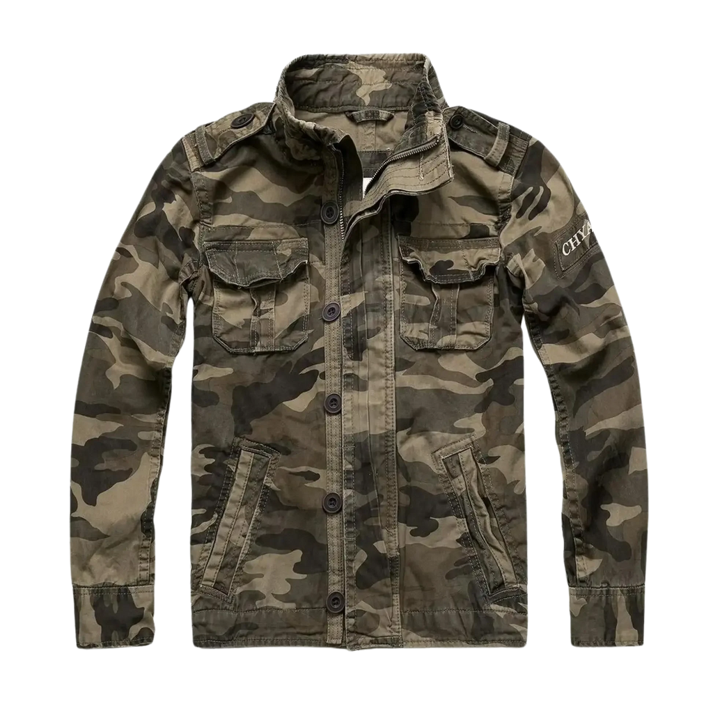 Men's Classic Long Sleeve Jacket with Functional Pockets 3