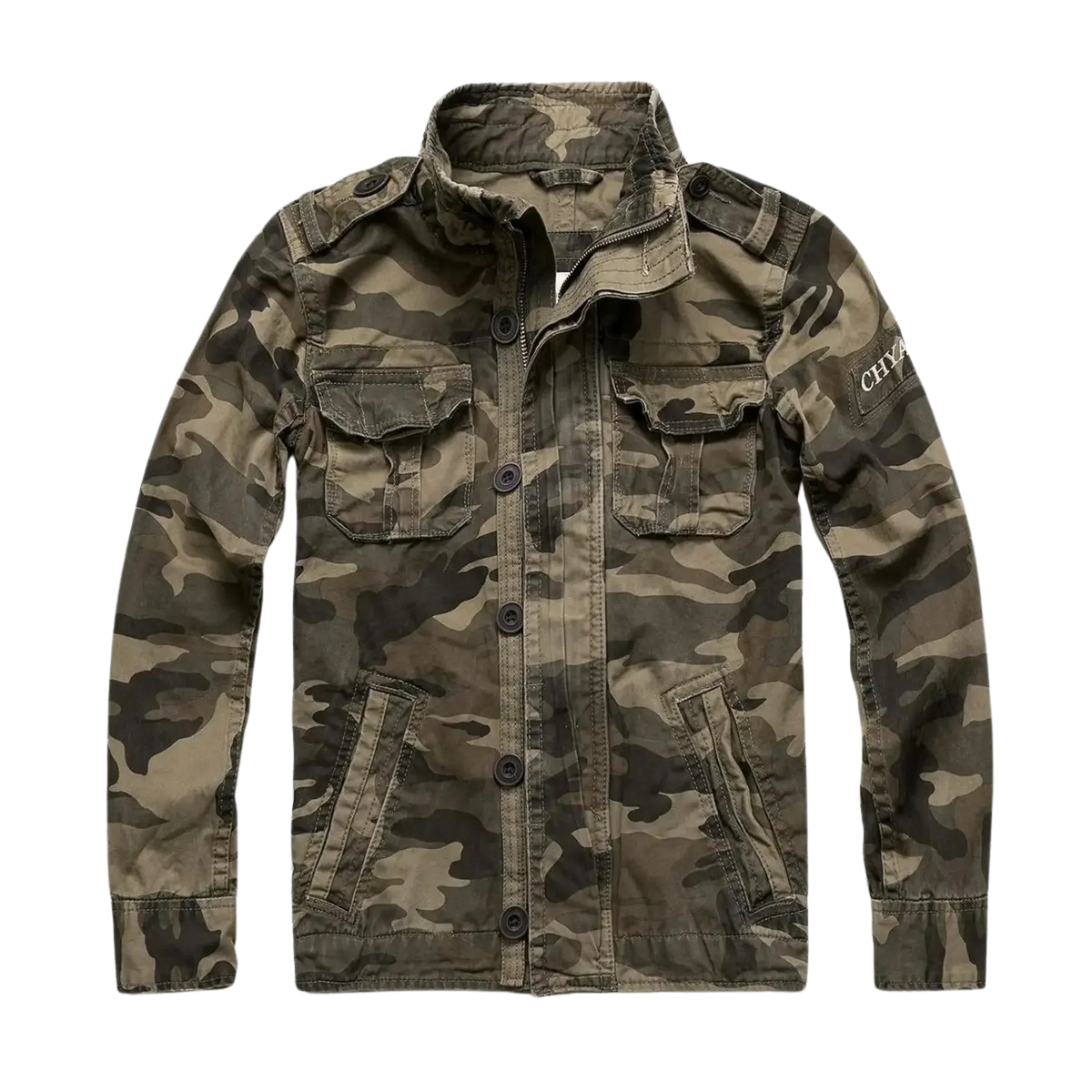 Men's Classic Long Sleeve Jacket with Functional Pockets 3