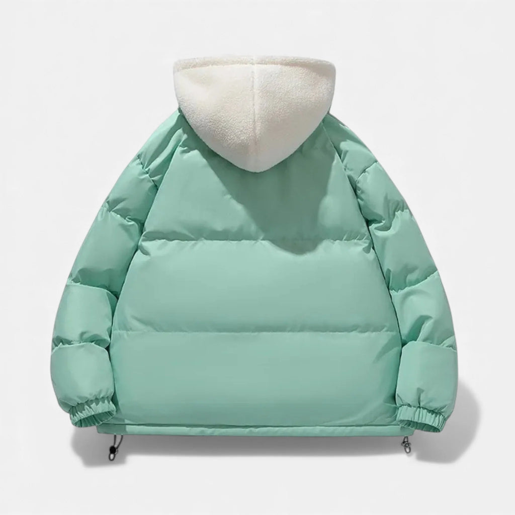 Men's Cotton Fleece Jacket | Relaxed Fit Warm Winter Coat 8