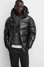 Men's Down Quilted Jacket | Oversized Warm Winter Coat 3
