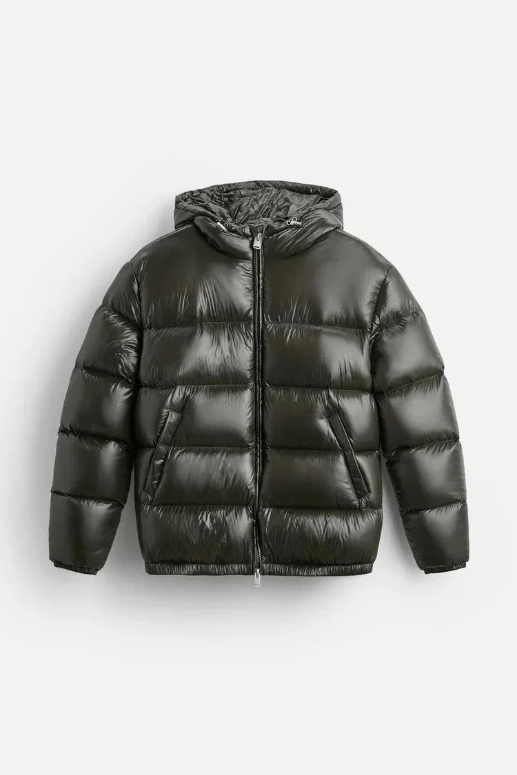Men's Down Quilted Jacket | Oversized Warm Winter Coat 7