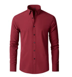 Men's Dress Shirts | Wrinkle-Free Slim Fit Stretch Comfort Shirt 7