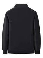 Men's Fleece Jacket | Warm Bomber Coat with Zip-Up Design 3