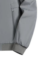 Men's Fleece Jacket | Warm Bomber Coat with Zip-Up Design 8